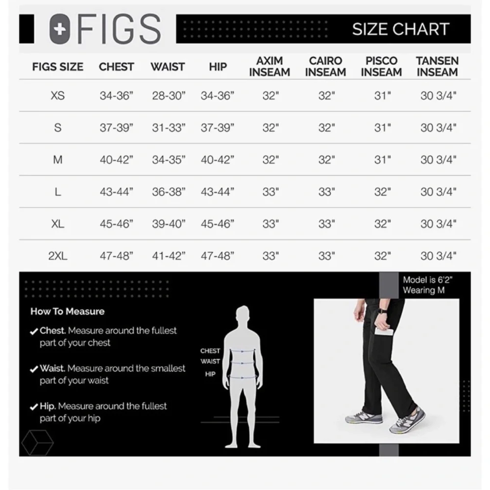 🆕 FIGS Men’s Cairo Cargo Pants L - Picture 5 of 6